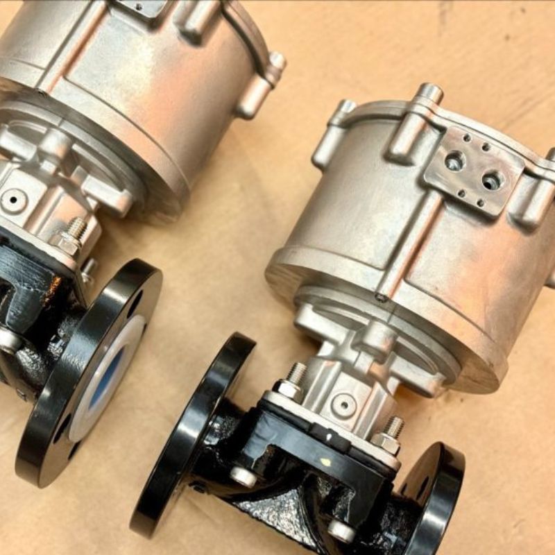 p1oo actuated stainless steel diaphragm valve